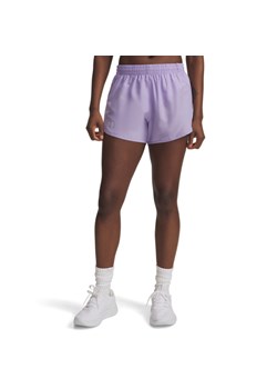 Damskie spodenki do biegania Under Armour UA Fly By 3\'\' Shorts - fioletowe ze sklepu Sportstylestory.com w kategorii Szorty - zdjęcie 186095243