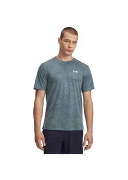 Męska koszulka treningowa Under Armour UA Tech Tee Pixelate - niebieska ze sklepu Sportstylestory.com w kategorii T-shirty męskie - zdjęcie 186095281