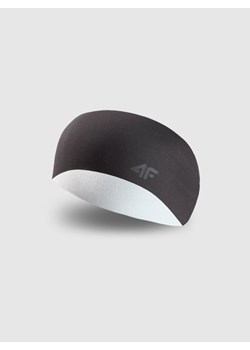Opaska trekkingowa na głowę uniseks 4F 4FWAW25ABANU111 - czarna ze sklepu Sportstylestory.com w kategorii Czapki zimowe męskie - zdjęcie 186095761