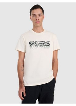 Męski t-shirt z nadrukiem 4F 4FRAW25TTSHM3221 - czarny ze sklepu Sportstylestory.com w kategorii T-shirty męskie - zdjęcie 186095983