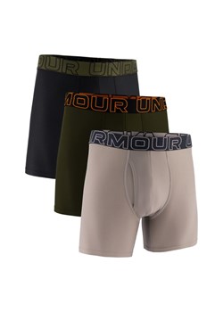 Męska bielizna treningowa (3-pack) Under Armour M UA Perf Tech 6in - szara ze sklepu Sportstylestory.com w kategorii Majtki męskie - zdjęcie 186096240