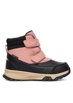 Tommy Hilfiger Śniegowce Velcro Bootie T1A5-34048-1592 S Czarny ze sklepu MODIVO w kategorii Buty zimowe dziecięce - zdjęcie 186096481