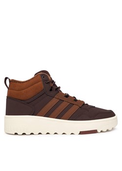 adidas Sneakersy Hoops 4.0 Mid JQ5364 Brązowy ze sklepu MODIVO w kategorii Buty sportowe męskie - zdjęcie 186096482