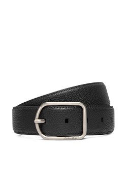 Calvin Klein Pasek Męski Round Buckle 35Mm LV04D7024G Czarny ze sklepu MODIVO w kategorii Paski męskie - zdjęcie 186096543