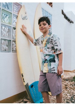 Reserved - Bawełniane szorty - fioletowy ze sklepu Reserved w kategorii Spodenki chłopięce - zdjęcie 186098011