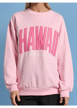 Sinsay - Bluza z napisem - różowy ze sklepu Sinsay w kategorii Bluzy damskie - zdjęcie 186098703