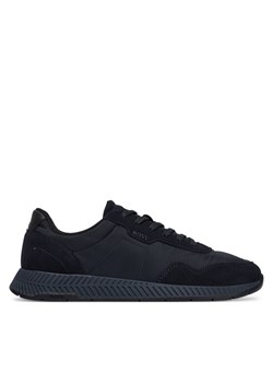 Sneakersy BOSS Titanium 50552895 Granatowy ze sklepu eobuwie.pl w kategorii Buty sportowe męskie - zdjęcie 186098853