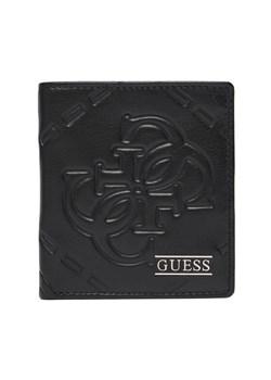 Portfel Guess SMBOMG LEA18 Czarny ze sklepu eobuwie.pl w kategorii Paski męskie - zdjęcie 186099011