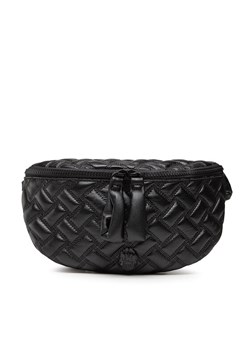 Saszetka nerka Kurt Geiger Kensington Drench Belt Bag 9317000109 Czarny ze sklepu eobuwie.pl w kategorii Nerki - zdjęcie 186099031