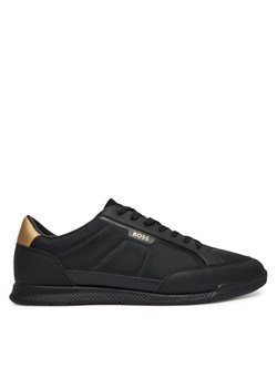 Sneakersy BOSS Nitan 50552879 Czarny ze sklepu eobuwie.pl w kategorii Buty sportowe męskie - zdjęcie 186099121