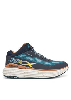 Sneakersy Skechers Max Cushioning Suspension 129269/NVTL Granatowy ze sklepu eobuwie.pl w kategorii Buty sportowe damskie - zdjęcie 186099224