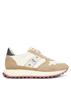 Sneakersy Blauer F5MILLEN03/NYG Beżowy ze sklepu eobuwie.pl w kategorii Buty sportowe damskie - zdjęcie 186099281