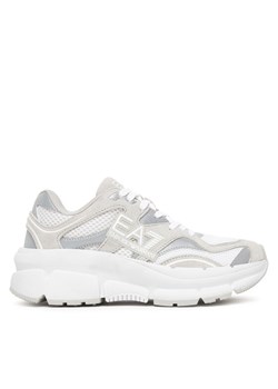Sneakersy EA7 Emporio Armani X8X237 XK425 MZ203 Szary ze sklepu eobuwie.pl w kategorii Buty sportowe damskie - zdjęcie 186099493