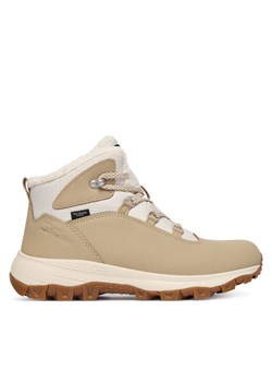 Trekkingi Jack Wolfskin Everquest Texapore Mid 4053581 Beżowy ze sklepu eobuwie.pl w kategorii Buty trekkingowe damskie - zdjęcie 186099532