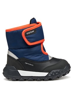 Śniegowce Geox B Trekkyup B Abx B566LA 054FU C0659 M Granatowy - id: 0000305272744 - marki Geox - 186099570 Śniegowce Geox B Trekkyup B Abx B566LA 054FU C0659 M Granatowy ze sklepu eobuwie.pl w kategorii Buty zimowe dziecięce - zdjęcie 186099570