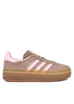 Sneakersy adidas Gazelle Bold JQ6436 Brązowy ze sklepu eobuwie.pl w kategorii Buty sportowe damskie - zdjęcie 186099650