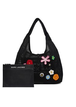 Torebka Marc Jacobs The Daisy Crochet Sack 2P5HSH027H03 Czarny ze sklepu eobuwie.pl w kategorii Torebki damskie - zdjęcie 186099742