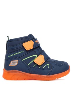 Trzewiki Skechers Illumi-Brights 407613N NVOR Granatowy ze sklepu eobuwie.pl w kategorii Buty zimowe dziecięce - zdjęcie 186099892