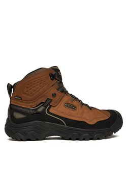 Trekkingi Keen Targhee IV Waterproof Hiking Boot 1028988 Brązowy ze sklepu eobuwie.pl w kategorii Buty trekkingowe męskie - zdjęcie 186099894