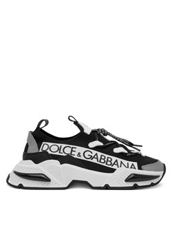 Sneakersy Dolce&Gabbana DA5203 AB068 Czarny ze sklepu eobuwie.pl w kategorii Buty sportowe damskie - zdjęcie 186099902