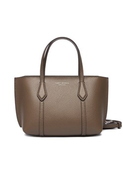 Torebka Tory Burch Perry Mini Tote 175548 Brązowy ze sklepu eobuwie.pl w kategorii Torby Shopper bag - zdjęcie 186099931