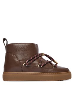 Śniegowce Inuikii Full Leather Gloss 1001.001.0371 Brązowy ze sklepu eobuwie.pl w kategorii Śniegowce damskie - zdjęcie 186099944
