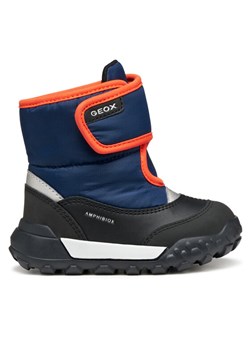Śniegowce Geox B Trekkyup B Abx B566LA 054FU C0659 S Granatowy ze sklepu eobuwie.pl w kategorii Buty zimowe dziecięce - zdjęcie 186100033