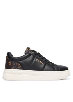 Sneakersy Guess FLFWLL PEL12 Czarny ze sklepu eobuwie.pl w kategorii Buty sportowe damskie - zdjęcie 186100121