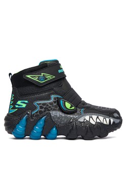Śniegowce Skechers Skech-O-Saurus Lights 2.0 400122L BKLM Czarny ze sklepu eobuwie.pl w kategorii Buty zimowe dziecięce - zdjęcie 186100180