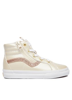 Sneakersy Vans SK8-Hi Reissue Side Zip VN0007Q3DJR1 Écru ze sklepu eobuwie.pl w kategorii Buty sportowe dziecięce - zdjęcie 186100230