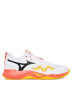 Buty halowe Mizuno Wave Momentum Pro V1GA2540 Pomarańczowy ze sklepu eobuwie.pl w kategorii Buty sportowe męskie - zdjęcie 186100290