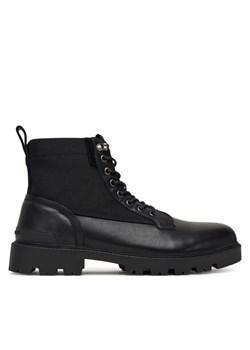 Trapery Pepe Jeans Ryan Mix M PMS500004 Czarny ze sklepu eobuwie.pl w kategorii Buty zimowe męskie - zdjęcie 186100303