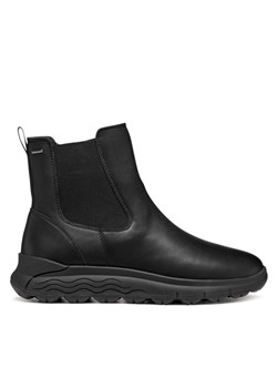 Botki Geox D Spherica 4X4 B Abx D5626A 00085 C9999 Czarny ze sklepu eobuwie.pl w kategorii Botki - zdjęcie 186100370