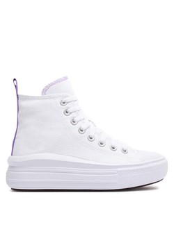 Trampki Converse Chuck Taylor All Star Move Platform A03667C Biały ze sklepu eobuwie.pl w kategorii Trampki damskie - zdjęcie 186100394