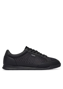 Sneakersy BOSS Nitan 50552890 Czarny ze sklepu eobuwie.pl w kategorii Buty sportowe męskie - zdjęcie 186100410