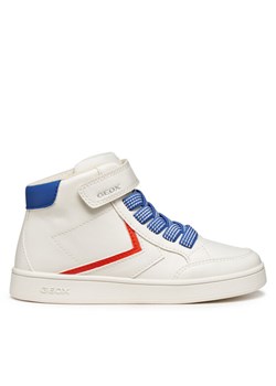 Sneakersy Geox J Eclyper J56LSA 0BC11 C1Z7S D Biały ze sklepu eobuwie.pl w kategorii Buty sportowe dziecięce - zdjęcie 186100510