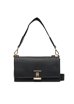 Torebka Tommy Hilfiger Her Med Crossover AW0AW17726 Czarny ze sklepu eobuwie.pl w kategorii Listonoszki - zdjęcie 186100540