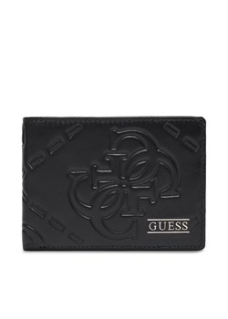 Portfel Guess SMBOMG LEA27 Czarny ze sklepu eobuwie.pl w kategorii Portfele męskie - zdjęcie 186100550