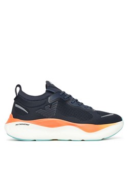 Sneakersy EA7 Emporio Armani X8X246 XK443 MZ216 Granatowy ze sklepu eobuwie.pl w kategorii Buty sportowe męskie - zdjęcie 186100560