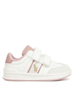 Sneakersy Polo Ralph Lauren Heritage Court III T-Toe Ez RL03360101 Biały ze sklepu eobuwie.pl w kategorii Buty sportowe dziecięce - zdjęcie 186100570