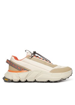 Sneakersy Weekend Max Mara Tandem 2525766015650 Beżowy ze sklepu eobuwie.pl w kategorii Buty sportowe damskie - zdjęcie 186100664