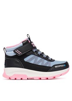 Śniegowce Skechers Storm Blazer 303493L BKLP Czarny ze sklepu eobuwie.pl w kategorii Buty zimowe dziecięce - zdjęcie 186100764