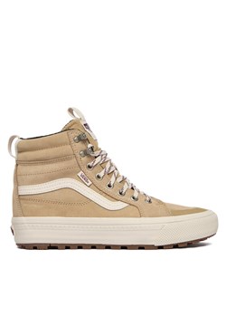 Tenisówki Vans MTE Sk8-Hi Waterproof Insulated VN000DAQTWH1 Beżowy ze sklepu eobuwie.pl w kategorii Trampki damskie - zdjęcie 186100771
