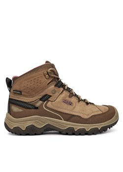 Trekkingi Keen Targhee IV Waterproof Hiking Boot 1028990 Brązowy ze sklepu eobuwie.pl w kategorii Buty trekkingowe damskie - zdjęcie 186100860