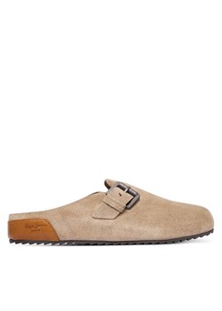 Klapki Pepe Jeans Corby Clog W PLS900001 Beżowy ze sklepu eobuwie.pl w kategorii Klapki damskie - zdjęcie 186101002