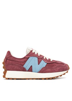 Sneakersy New Balance U327WSA Bordowy ze sklepu eobuwie.pl w kategorii Buty sportowe damskie - zdjęcie 186101073