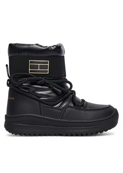 Śniegowce Tommy Hilfiger T3A5-34052-1474999 S Czarny ze sklepu eobuwie.pl w kategorii Buty zimowe dziecięce - zdjęcie 186101142
