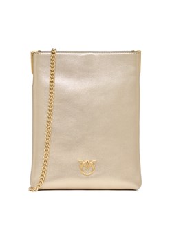 Torebka PINKO Flat Satchel AI 25-26 PCPL 105352 A2O9 Złoty ze sklepu eobuwie.pl w kategorii Kopertówki - zdjęcie 186101292