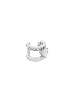 Nausznica Guess JUBE04 660JW Srebrny ze sklepu eobuwie.pl w kategorii Kolczyki - zdjęcie 186101333