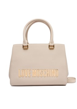 Torebka LOVE MOSCHINO JC4022PP0NKD0110 Écru ze sklepu eobuwie.pl w kategorii Kuferki - zdjęcie 186101710